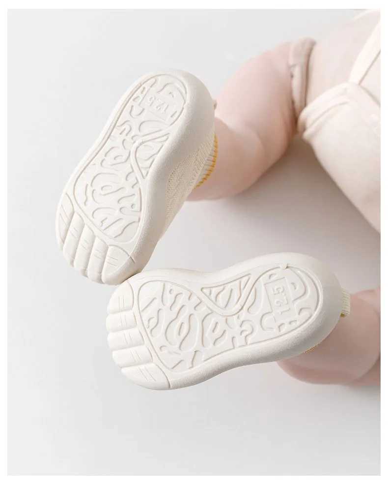 Baby Socks and Shoes Autumn New Anti slip Childrens Soft soled Shoes Socks Baby Boys and Girls Floor Childrens Walking Shoes Socks M240827
