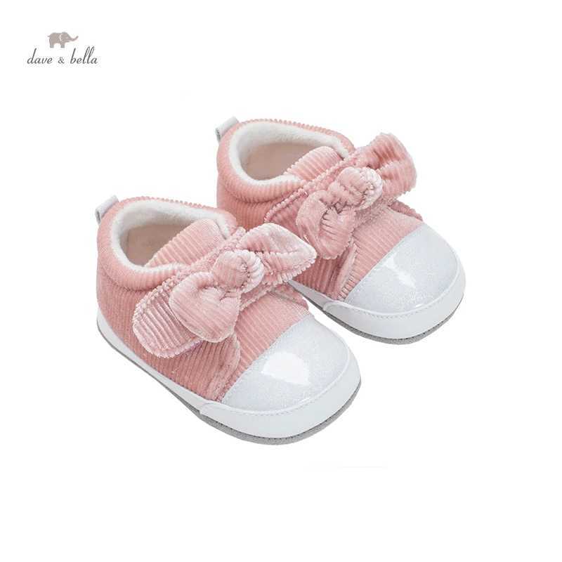 Autumn Baby Girl Fashion Bow Patch First Step Walker Newborn Shoes M240827