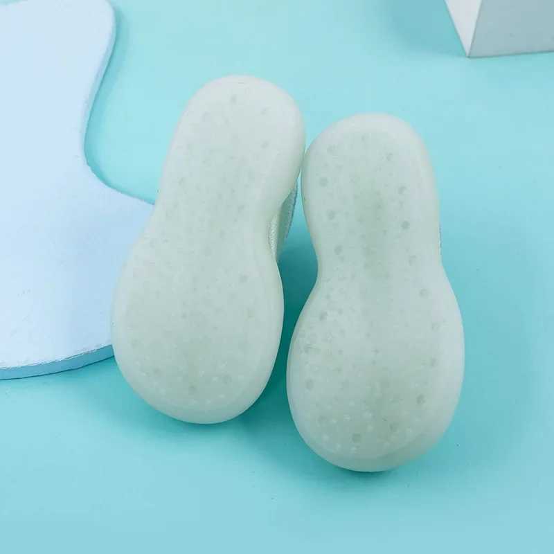 Baby boys and girls socks shoes unisex non slip flooring first mover childrens soft rubber sole baby and toddler solid color shoes M240827