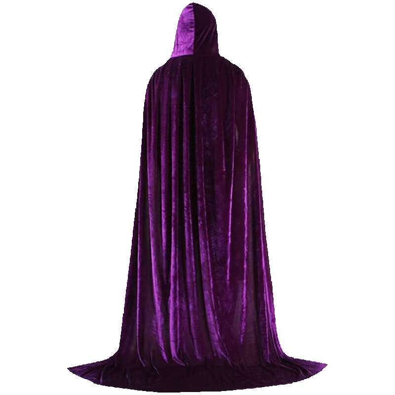 Halloween costumes adults and children cloaks for witches death capes dance performances stage costumes COS wizard black robes cape coat