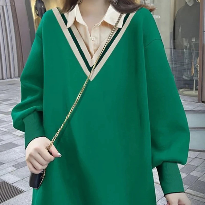 Womens sports shirt V-neck long sleeved Korean womens top 2000s E direct sports shirt Pullover M Aesthetic Y2k style 240827