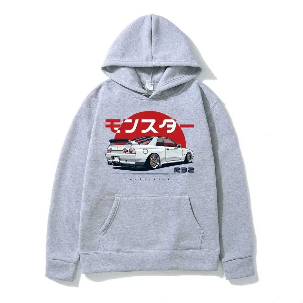 Hoodie Casual Oversized Pullover Popular Sweatshirt Monster Skyline R32 Print Fashion Trend Clothing S-3XL 2024 New Men/Women W25372440827 3