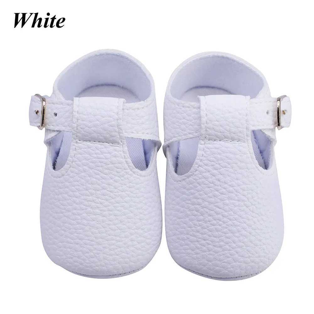 Baby shoes with gold buckle PU leather for boys and girls soft sole for toddlers anti slip first step for baby Moccasins M240827