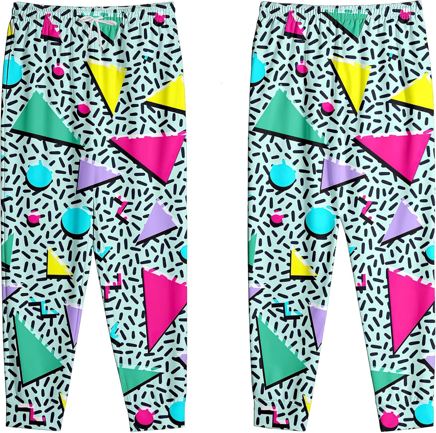 2024 Sweatpants Mens 80s Costumes for Men Joggers Pants Casual Pants Running Pants with Drawstring 90s Outfit for Men sweat pants