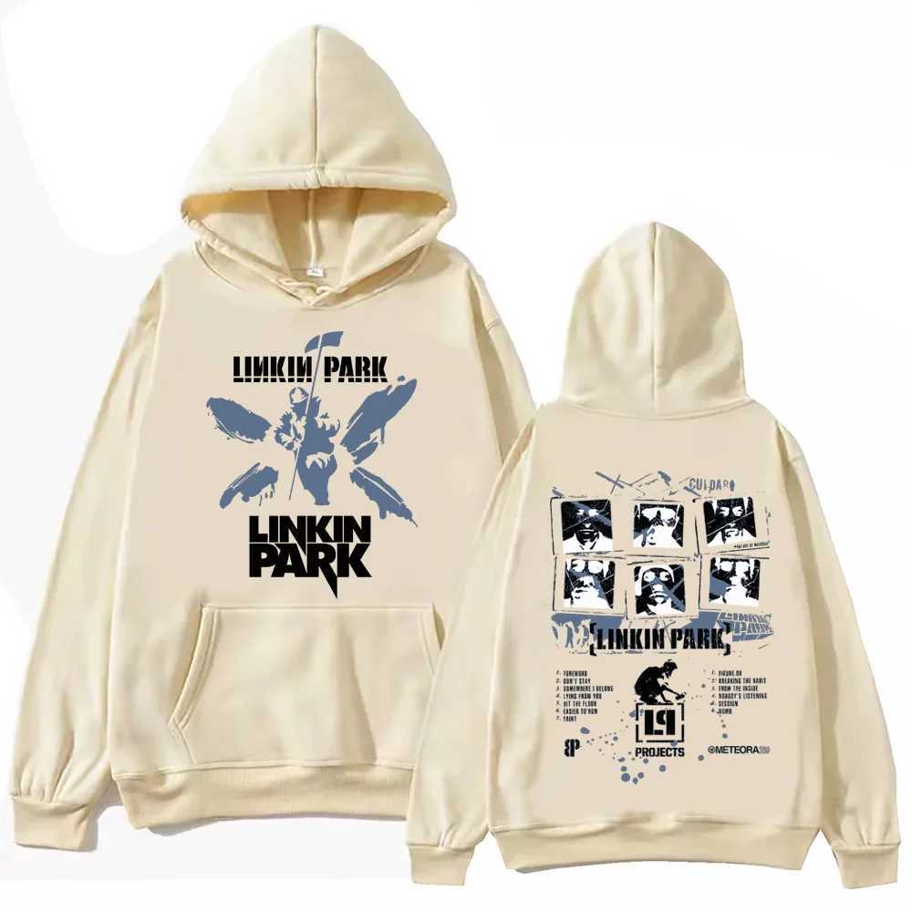 Linkin Park Hoodie Harajuku Pullover Tops Mens Sportswear Fan Gift W240827