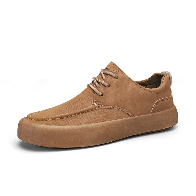 Mens Lightweight Work Shoes Chef Anti Slip Wear Resistant Waterproof Sports Shoes Flat Thick Outdoor Travel Leisure Shoes 240826