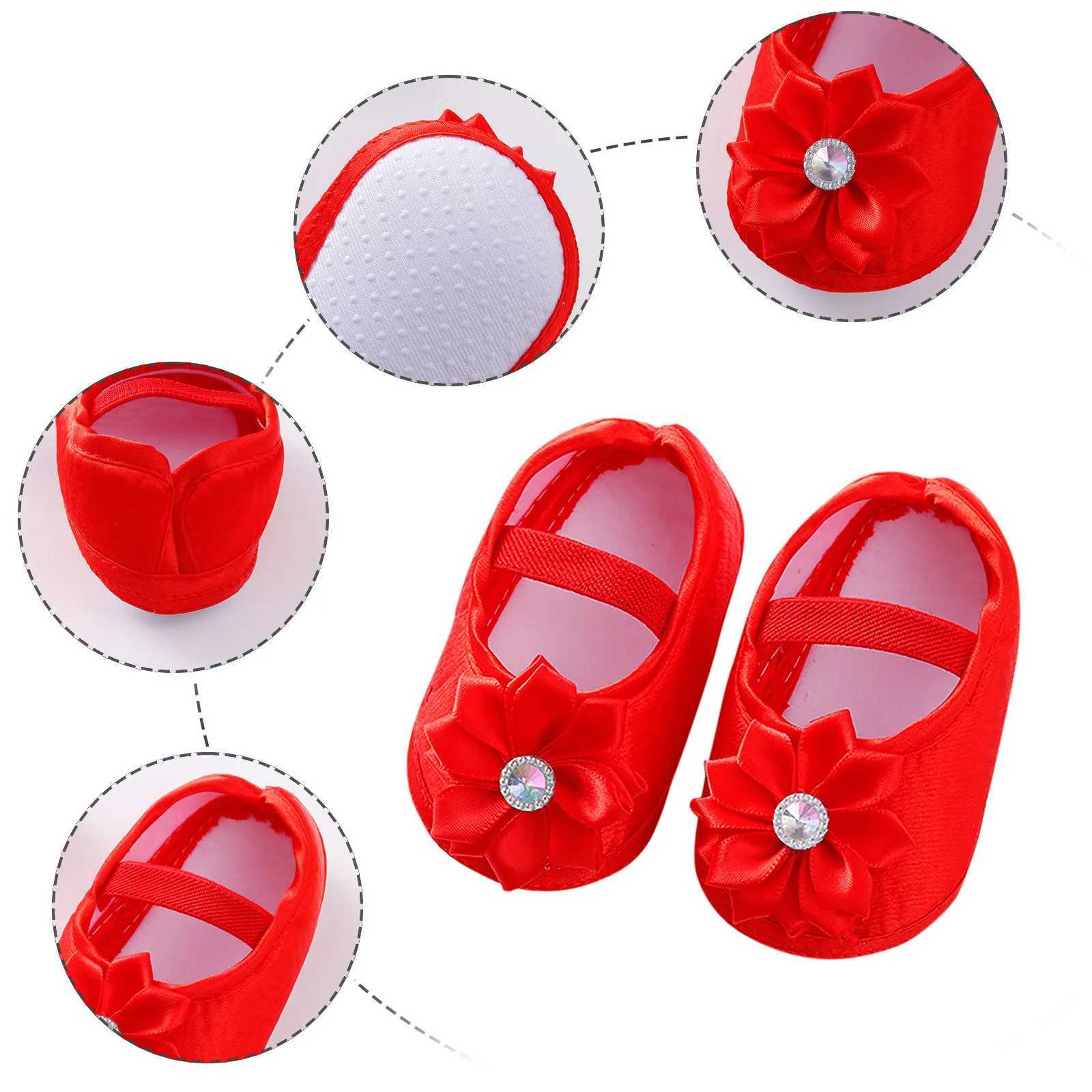 Baby girl first walker soft baby shoes baby toddler bow knot walker shoes princess shoes baby front walker baby shoes M240827