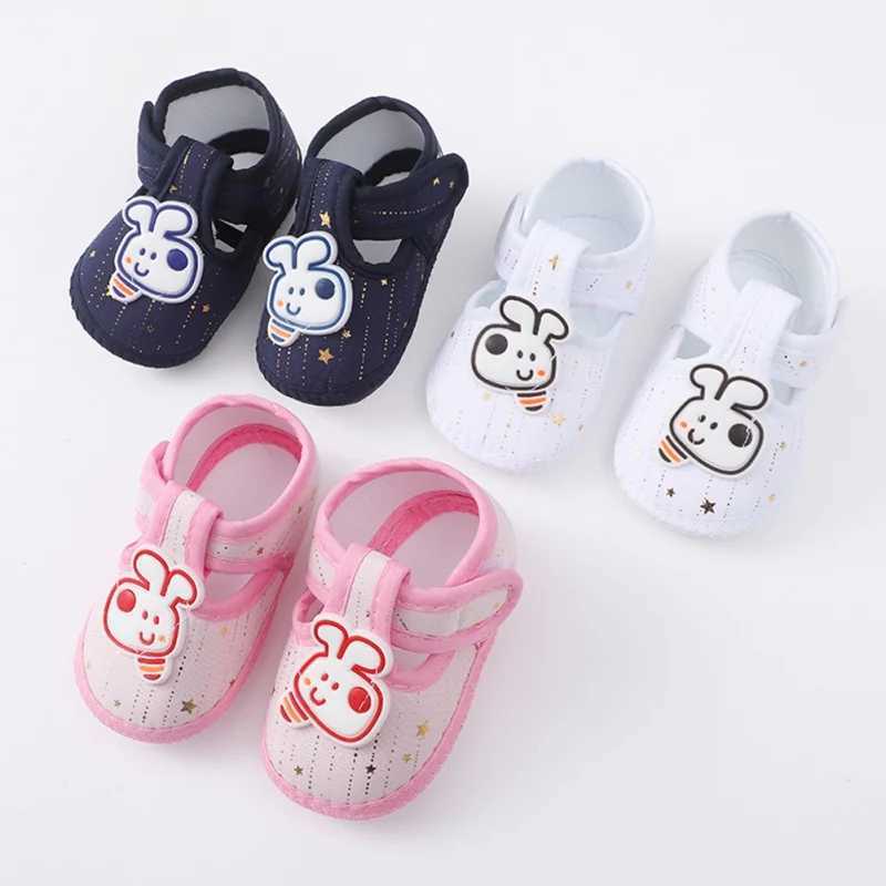 Spring baby and toddler shoes girls and boys newborn letter printing cartoon pre walker soft soled sandals first walker shoes M240827