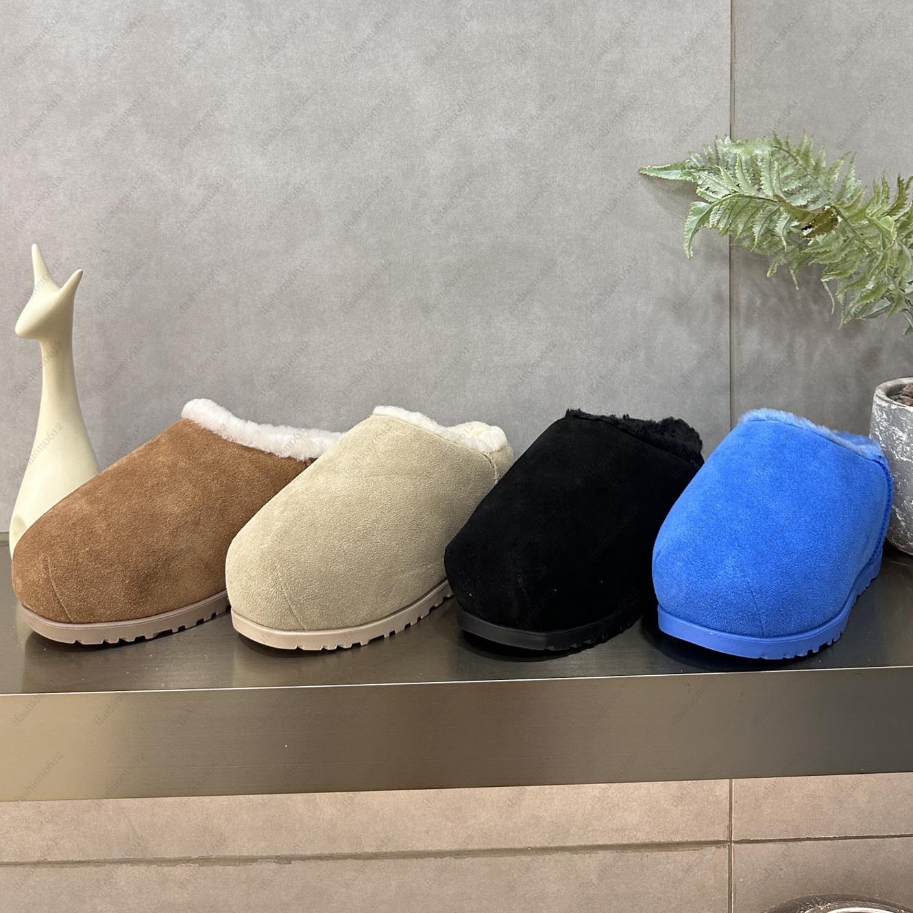 Pumped Slides Lace Up Anders Tasman Slippers Tazz Mustard Seed Chestnut Fur Sheepskin Classic Ultra Mini Platform Boot Winter Women Men Shoes Fall