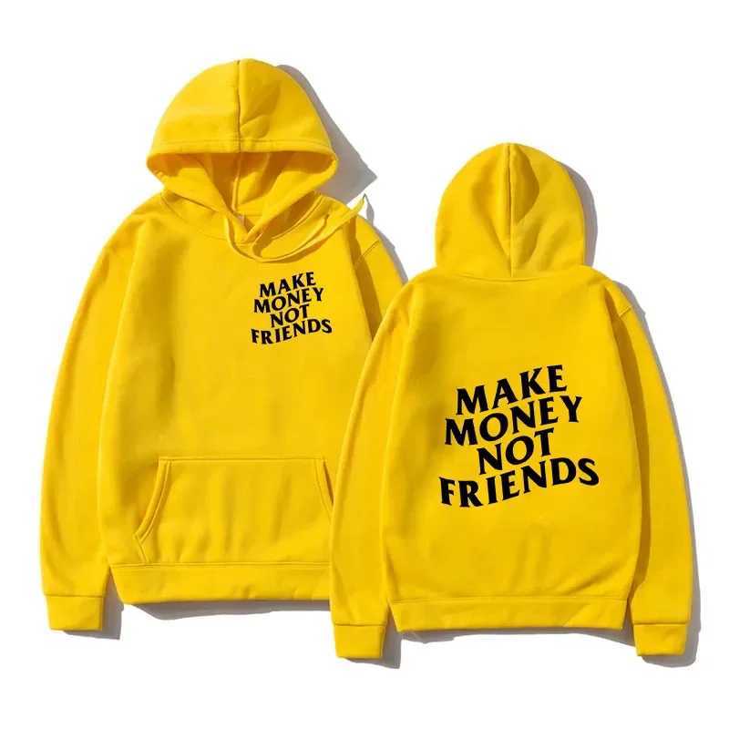 Funny Need Money Letter Print Hoodie Fashion Design Mens Sweatshirt Wool Oversized Couple Casual Street Clothing Hoodie W241230