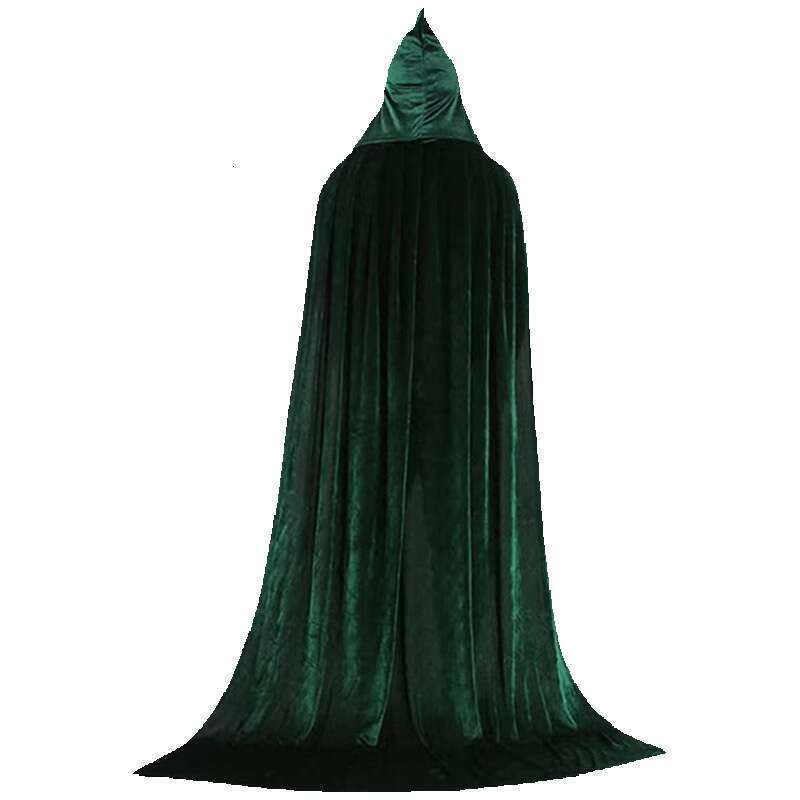 Halloween costumes adults and children cloaks for witches death capes dance performances stage costumes COS wizard black robes cape coat