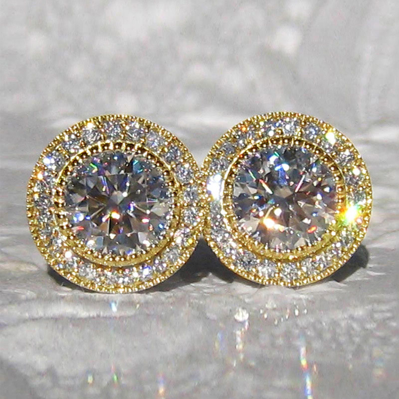 Designer Simulated Diamonds: Dazzling Silver Toned Cubic Zirconia Earrings Perfect for Parties