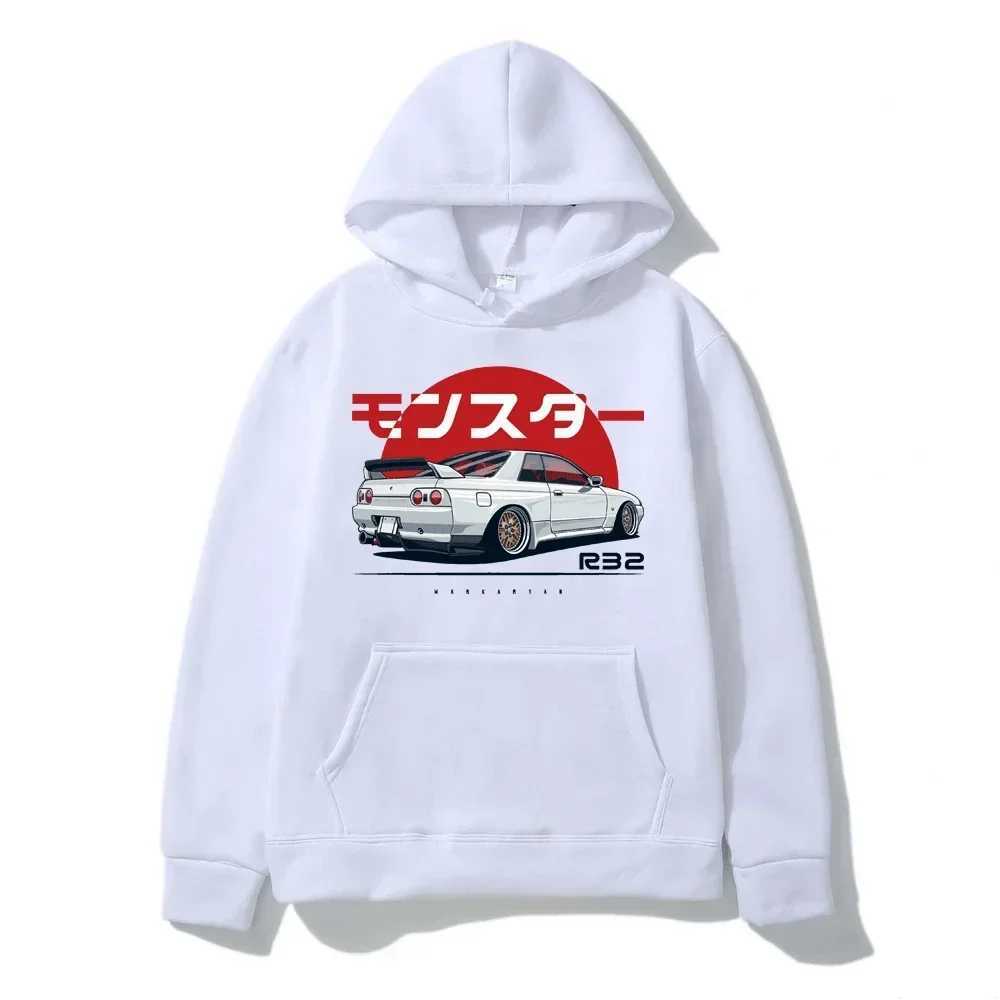 Hoodie Casual Oversized Pullover Popular Sweatshirt Monster Skyline R32 Print Fashion Trend Clothing S-3XL 2024 New Men/Women W25372440827 3