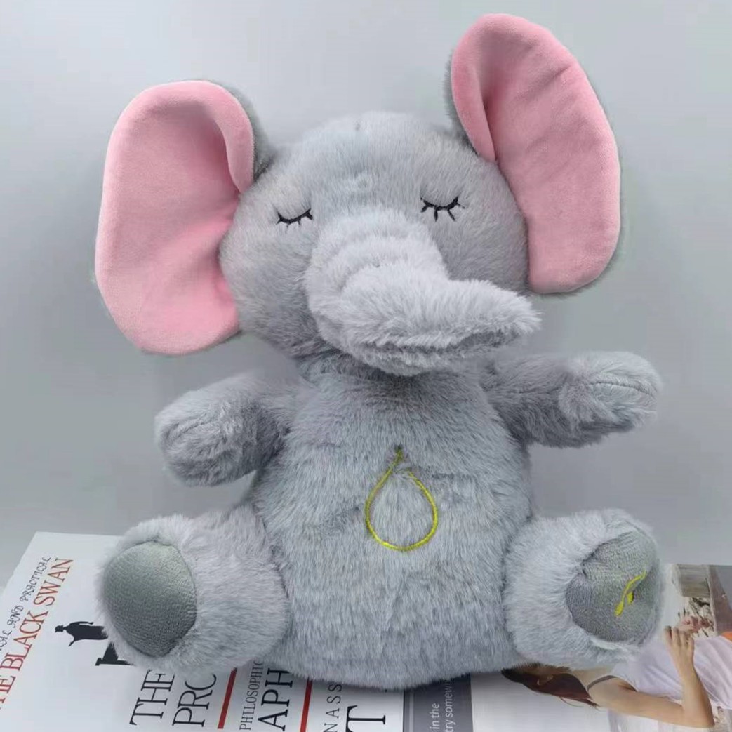 Glowing Sleep Sleeping Bear Sleeping Cat Cute Elephant Music Doll