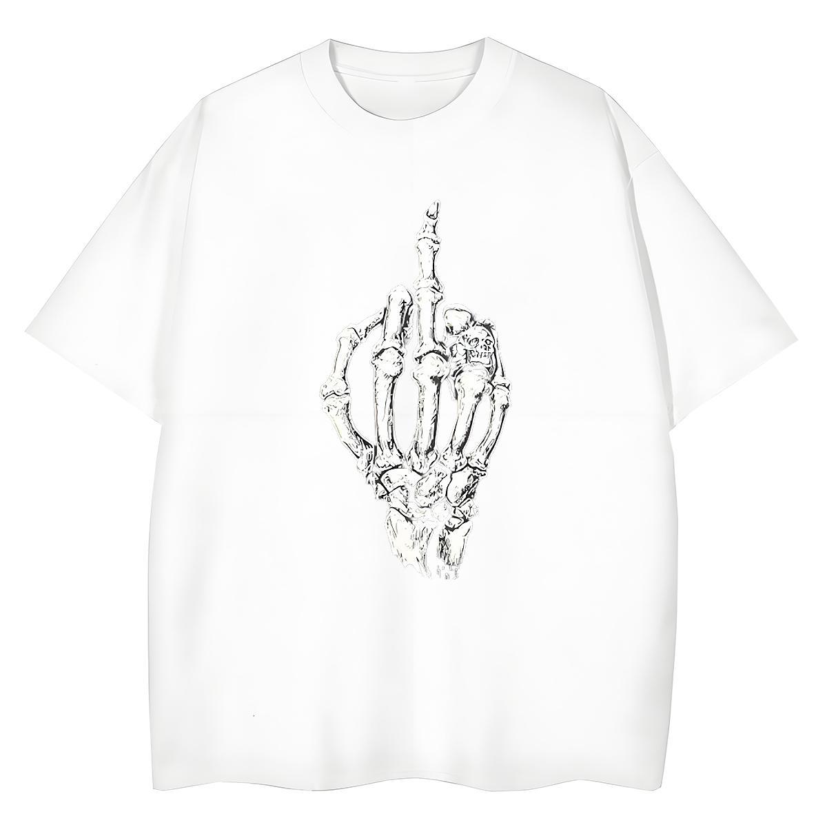Fashion Womens T Shirts 230g 100% Cotton O Neck Short Sleeves Sports Casual skull Woman Tshirt Loose DIY Logo Clothes Shirt