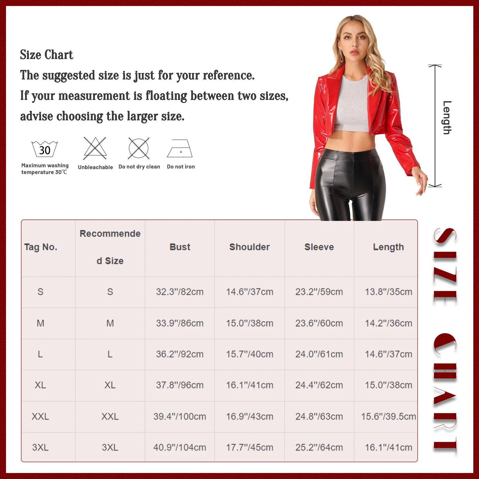 Womens Patent Leather Cutting Jacket Womens Fashion Long Sleeve Collar Motorcycle Jacket Wet Appearance Music Festival Club Clothing 240827