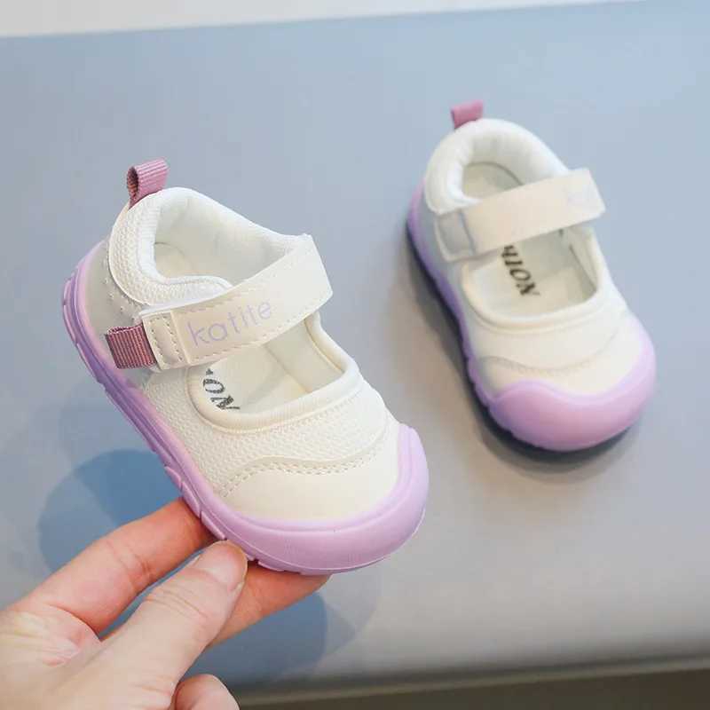 Skin friendly and comfortable baby mesh shoes breathable childrens shoes new soft soled casual shoes for girls M240827