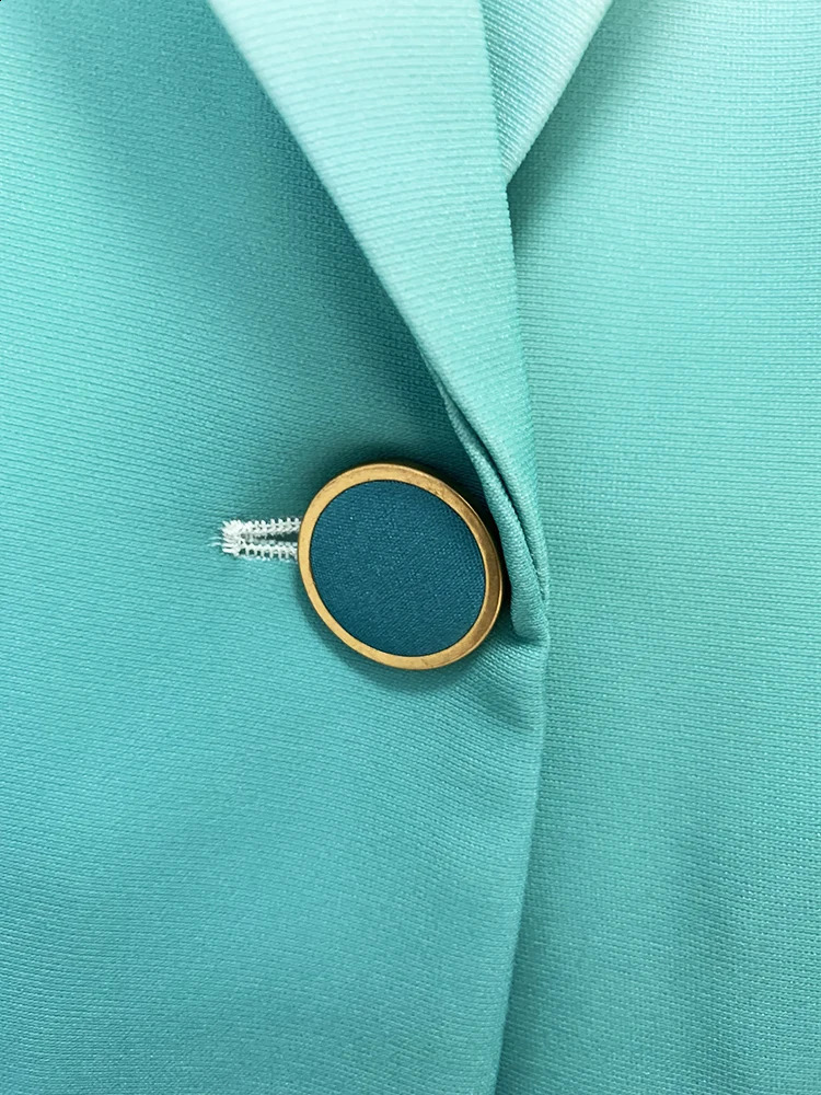 HIGH STREET est Fashion er Suit Set Womens Gradient Color Printed Single Button Blazer Flare Pants Suit 2pcs 240826