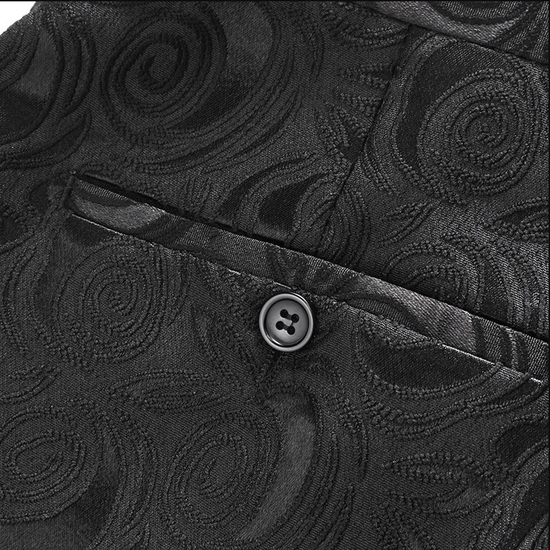 Men Suit Pants Black / White / Blue High-end Jacquard Fabric Mens Business Social Wedding Party Dress Trousers 240827