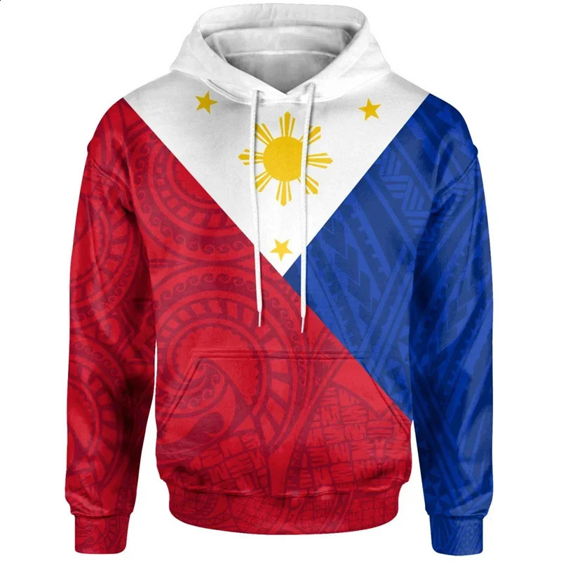 Philippines Polynesian Tattoo Lapu Sun Tribe 3D Printed Mens Hoodie Fashion Hoodie Zipper 240827