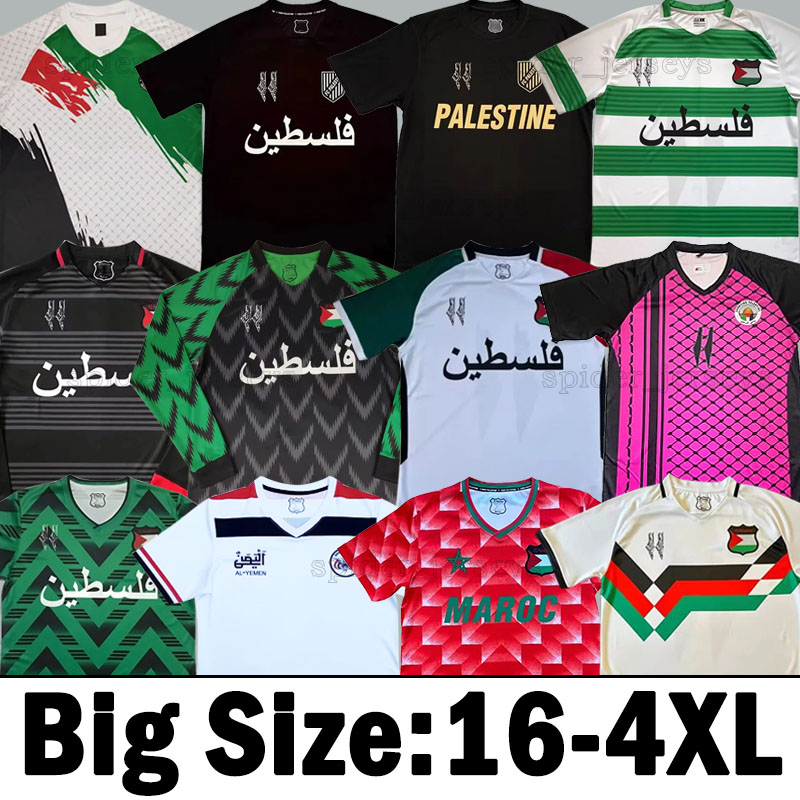 XXXL 4XL 24 25 Palestino Club Deportivo Palestino Soccer Jerseys 2024 2025 Palestine national football team Fans Player Version Long sleeve Shirts Men Uniforms