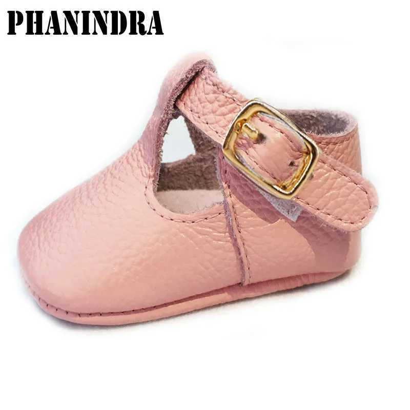 Authentic leather shoe buckle adhesive baby Moccasins soft Moccas baby children girls newborns first walking baby shoes M240827
