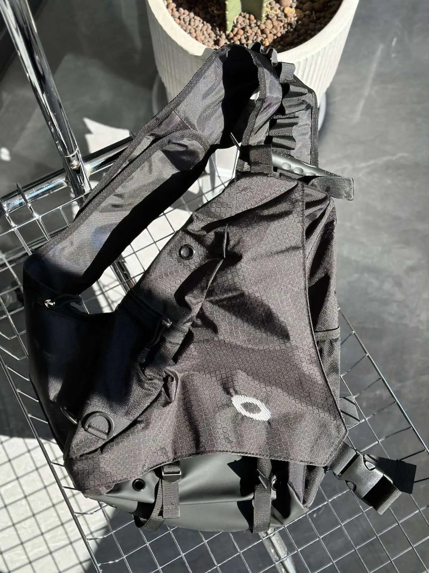 Men Vintage Camping Waist Backpacks Women Nylon Hiking Backpack Casual Sling Bag Large Capacity Outdoor Sport Crossbody Bag 240827