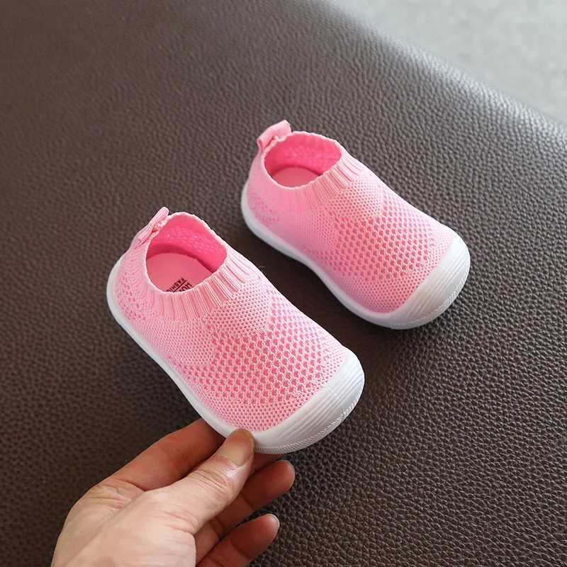 Babys first step shoes breathable baby toddler shoes for girls and boys casual mesh shoes soft soled comfortable non slip shoes M240827