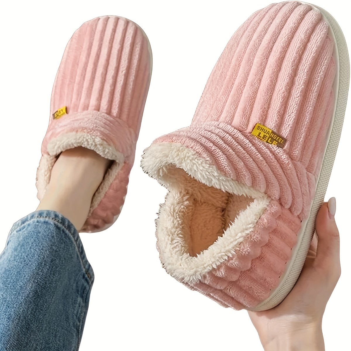 Cozy Winter Slippers for Women - Ultra-Soft, Non-Slip, Warm, and Comfortable for Indoor and Outdoor Use with Plush Lining and Durable Sole