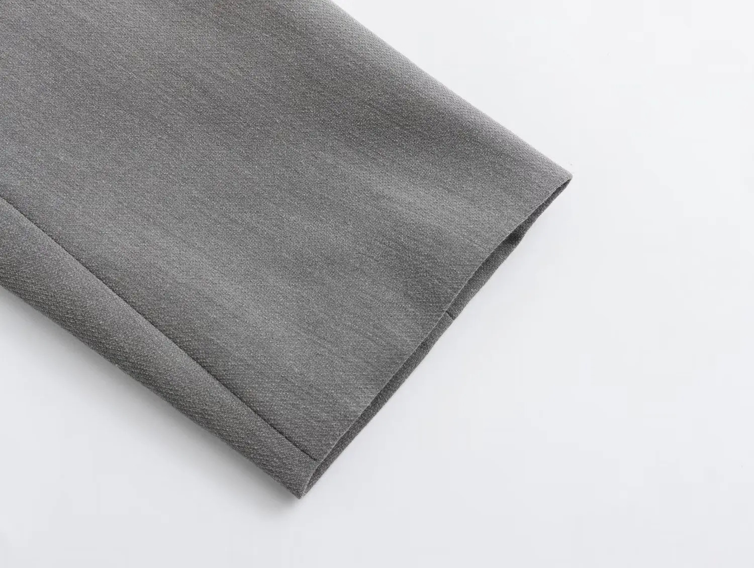 TRAF Grey Oversize Long Blazer Women Double Breasted Blazers for Women Winter Office Jacket Women Masculine Blazer Woman 240826