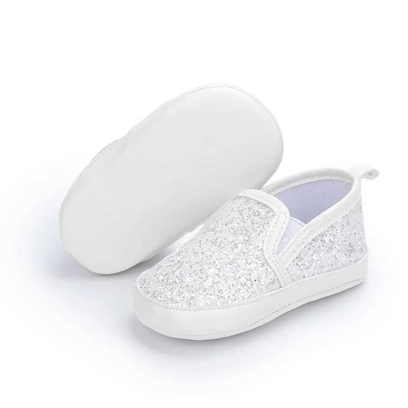 New baby shoes baby boy girl shoes sparkling gold dress pure cotton soft sole newborn baby crib shoes first step Moccasins M240827