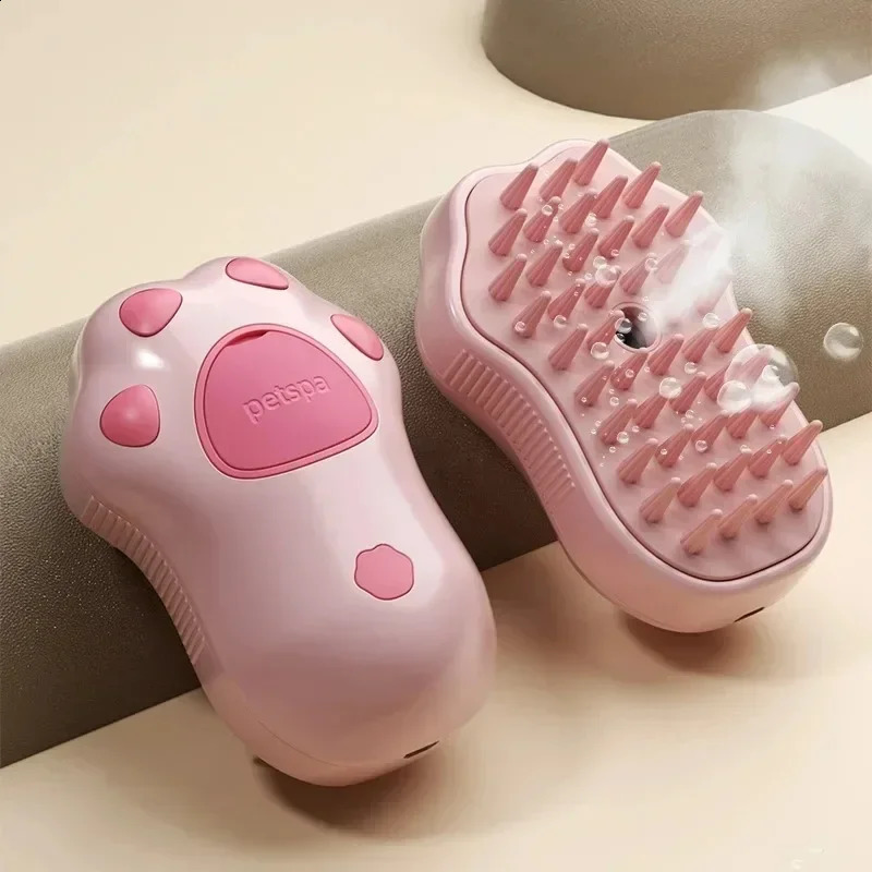 3 in 1 Pet Brush Cat Steam Brush Comb Dog Brush Electric Spray Cat Hair Brushes Massage Pet Grooming Hair Removal Combs 240826