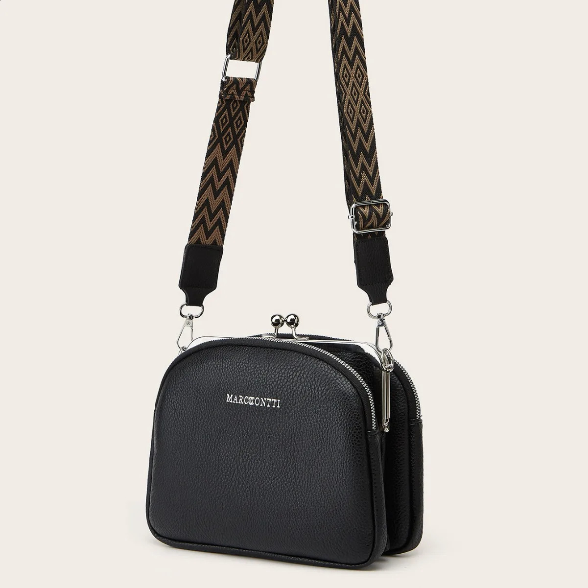 Small Crossbody Bags for Women Faux Leather Square Bag Trend Shoulder Ladies Black Beige Bolsas Para Mujeres Sac Korea 240827