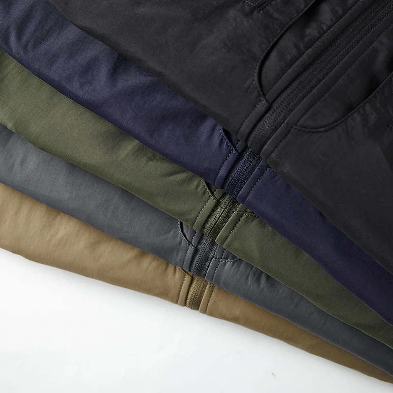 6XL Mens Double-sided Camping Vests Warm Fleece Multi-pocket Utility Casual Tactical Outerwear Outdoor Hiking Cargo Cotton Vests 240826