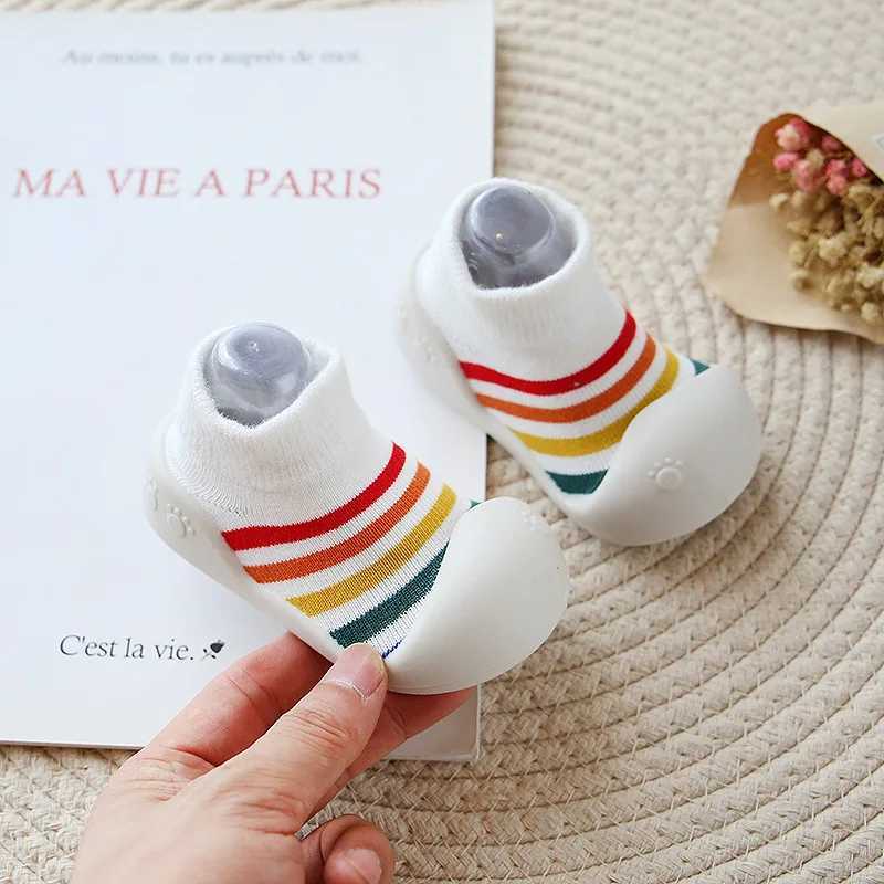 Baby socks shoes newborn summer baby shoes soft rubber sports shoes cute colors baby toddler girl first step walking shoes M240827