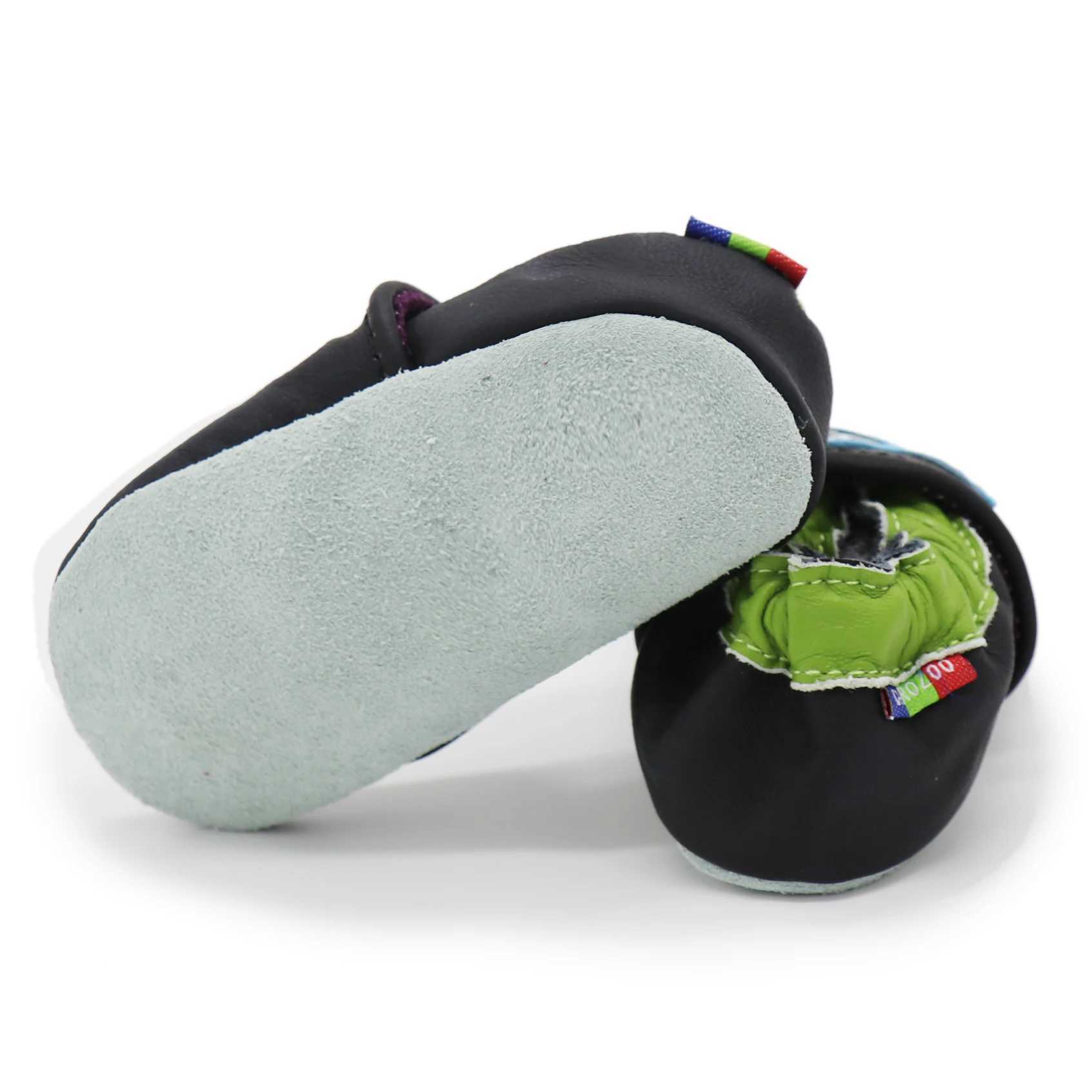 Carozoo cow leather baby shoes cute style baby shoes for girls first walking shoes soft soled leather baby shoes comfortable M240827