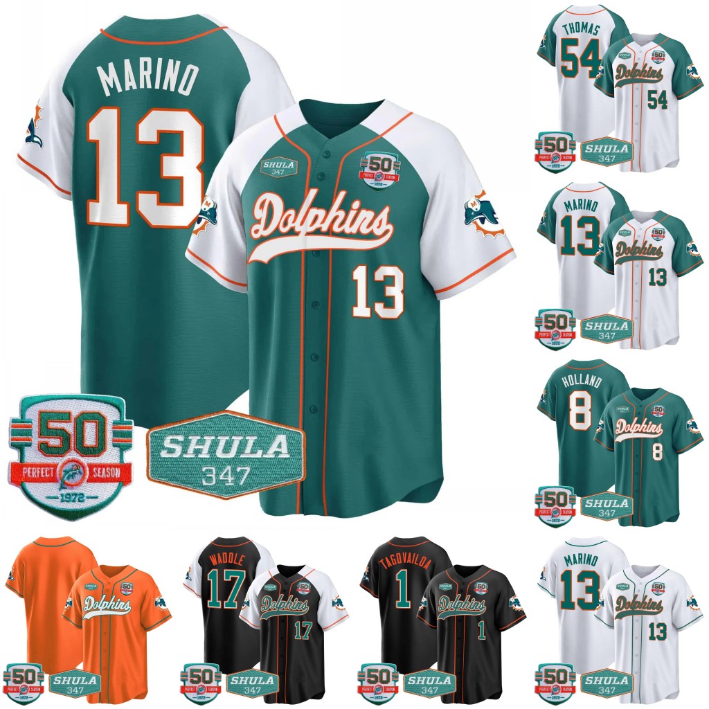 Miami Marino Tyreek Hill 2024 Dolphins Baseball Jerseys Tua Tagovailoa Jaylen Waddle Jalen Ramsey Braxton Berrios Dan Xavien Howard Mostert Armstead Ogbah Thomas