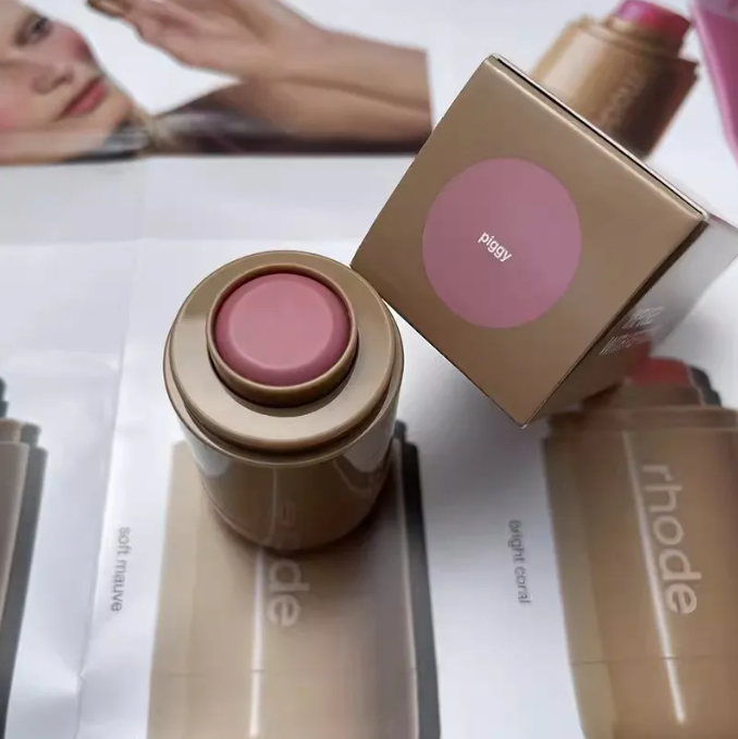 High Quality Pocket 5.3g Face Cheek Makeup Long Lasting Blush Stick Beauty Cosmetics 7 Colors sprinkle Piggy Freckle Toasted Teddy Sleep Girl Juice Bo