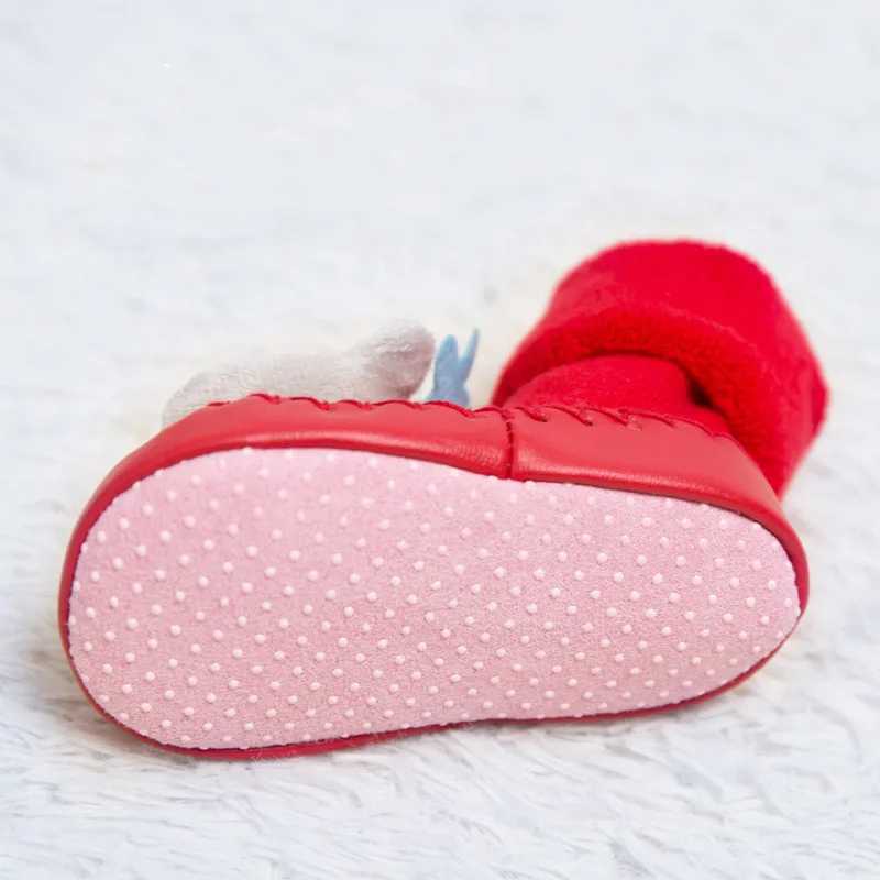 Lawadka Winter Newborn Baby Boys and Girls Shoes Fashion Cartoon Baby Anti slip First Pedestrian Thick Warm Preschool Shoes M240827