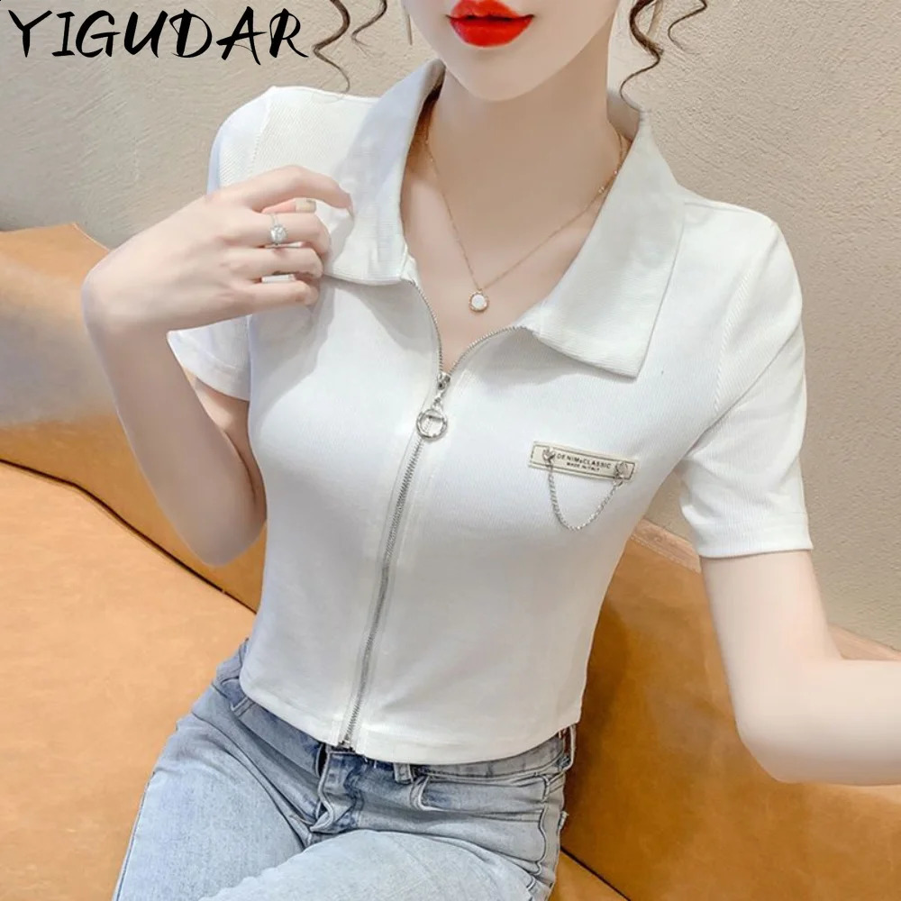Womens long sleeved V-neck geometric print shirt retro loose polo shirt Y2K oversized top elegant zipper womens body 240827