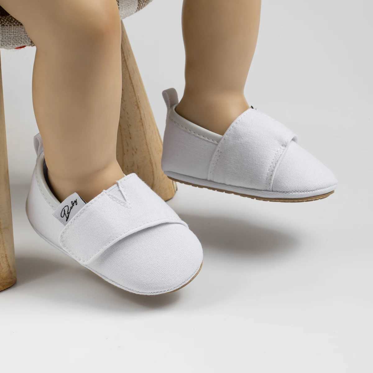 KIDSUN baby shoes for boys and girls classic canvas sports shoes for newborns cotton soles for toddlers first step baby shoes for 0-18 months M240827