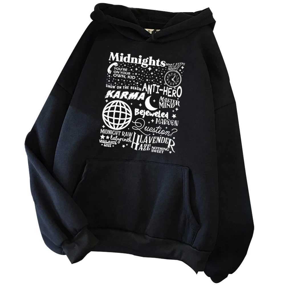 Taylor Midnights Hoodie Taylor Hoodie Music Album Sweatshirt Music Lovers Gift Unisex Swift Pullover Tops Streetwear W240827