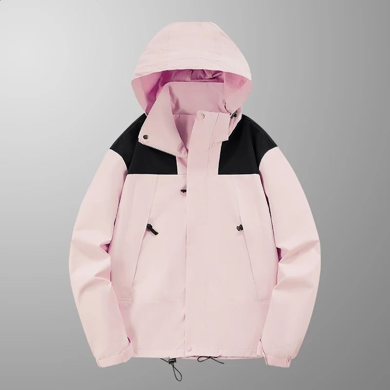 High quality unisex camping clothes hiking jacket waterproof and thin windproof for wildlife parks 23657# 240827