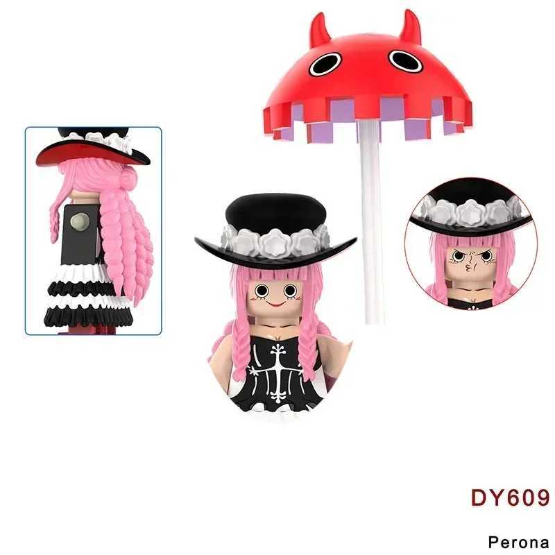 DY613 DY621 DY623 DY634 Anime Luffy Tony Chopper Sanji Ace Toy Assembly Doll Building Blocks Birthday Gift Free shipping