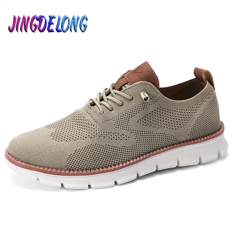 High quality Plus mens sports shoes soft mens casual shoes breathable thick mesh fashionable mens sports shoes walking and driving outdoor shoes 24082