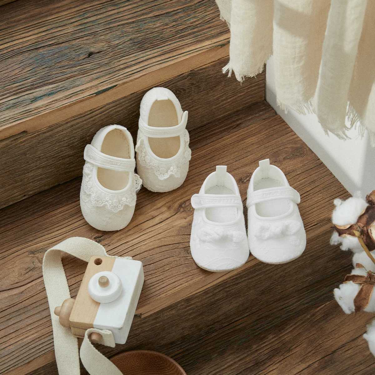 Ma baby 3-12M baby womens shoes newborn baby first walker birthday princess lace embroidered shoes M240827