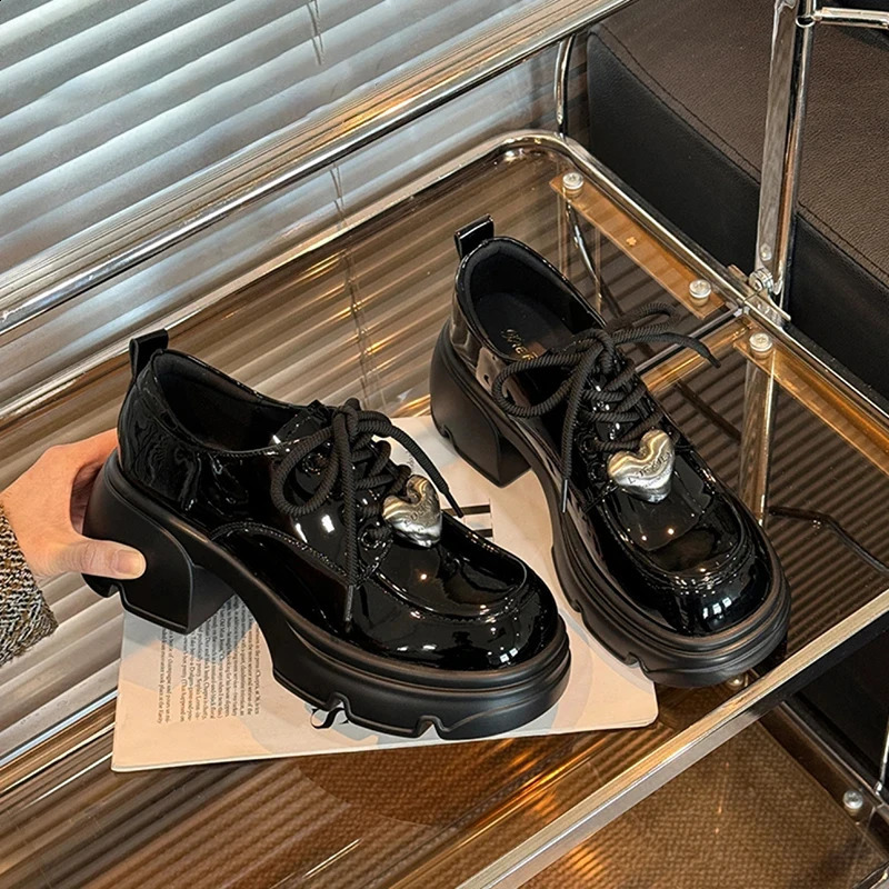 Womens Female Footwear Med Shoes Woman Flats Dress Cross PU Rubber Cross-tied 240826