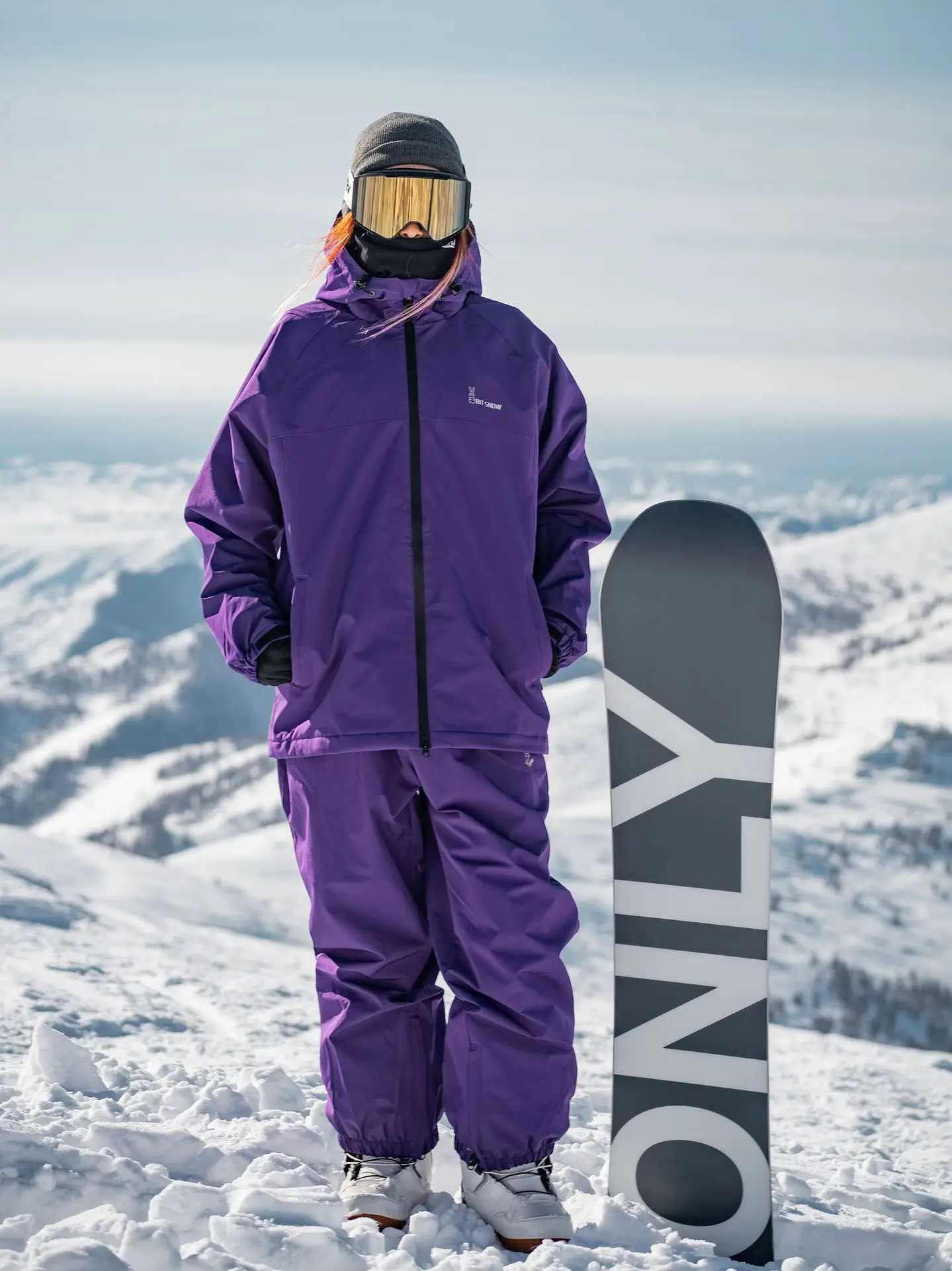 Skiing Suits 2024 Winter Oversized Woman Ski Suit Set Women Snowboarding Set Female Outdoor Snowsuit Waterproof Windproof Skiing Jacket Set H240826