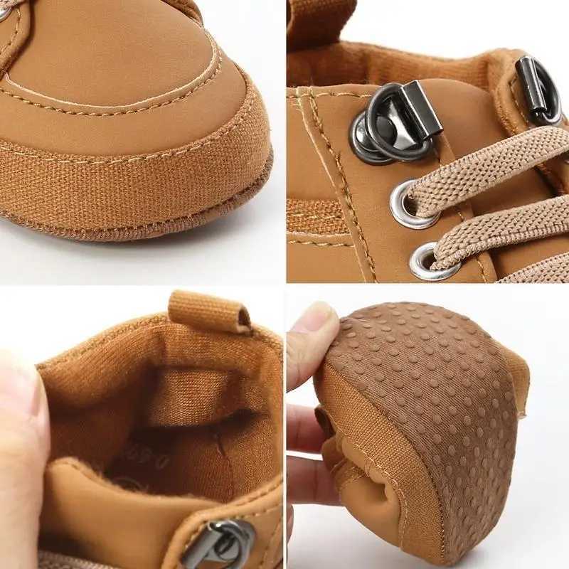 KIDSUN baby sports shoes for infants toddlers newborns and boys. Comfortable soft soled cotton high top anti slip shoes for toddlers M240827