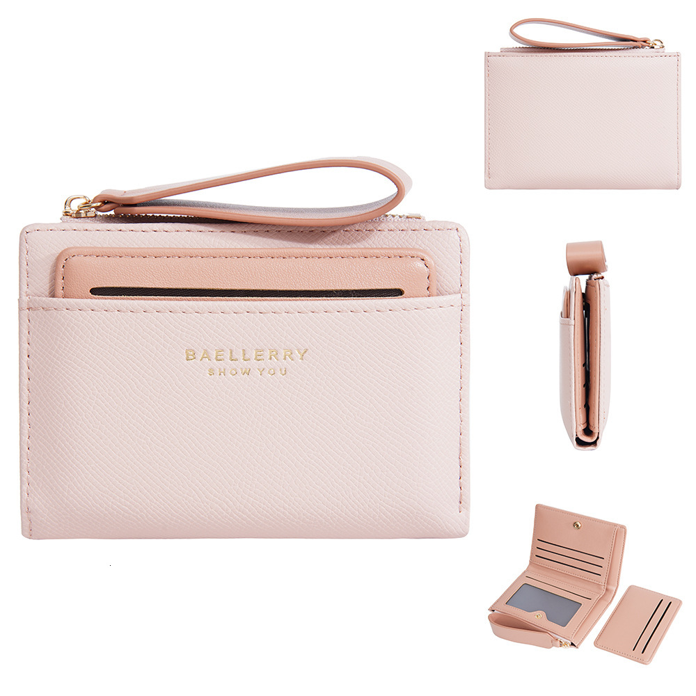 Women's Crossbody Bag with Wallet Set with Double Fold Zipper and Contrasting Colors